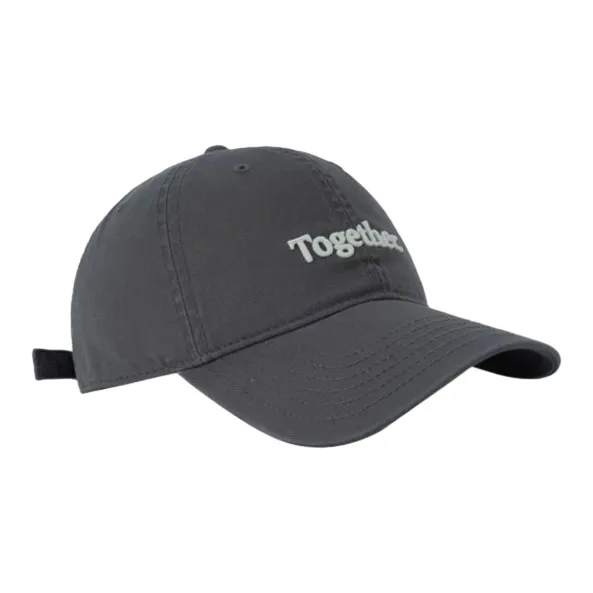FREE RABBITⅡ Korean Style Fashion Versatile Soft Top Accentuates Small Face Baseball Caps Unisex-5