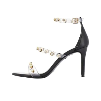 Sophia Webster Rosalind Gem Mid Strap Sandals 8.5cm Women's Black
