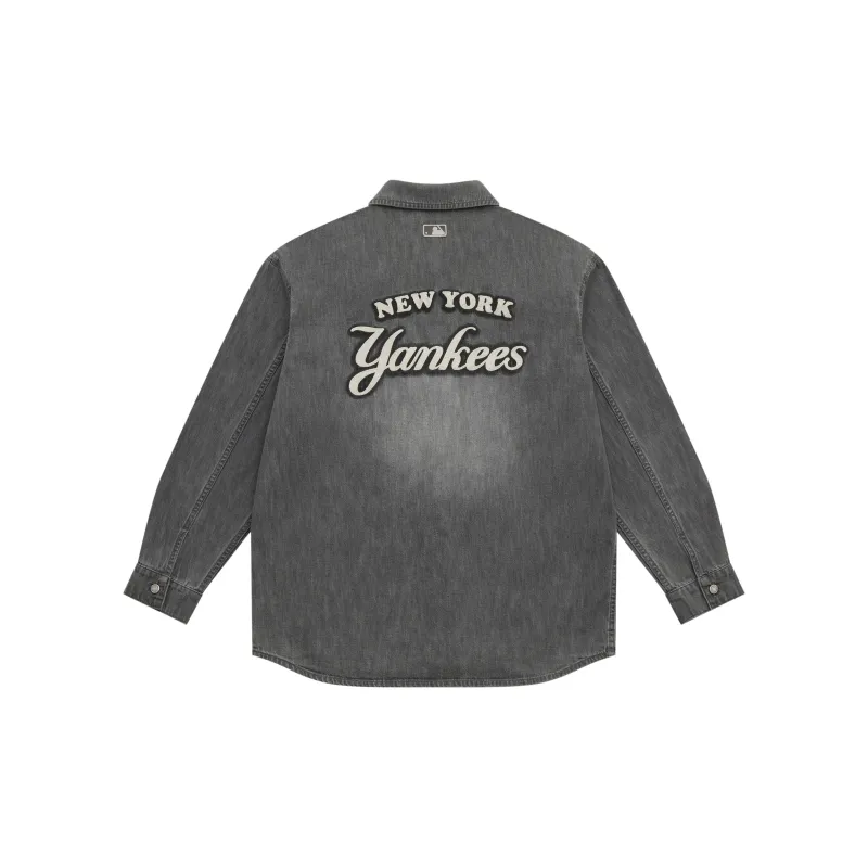 MLB New York Yankees Shirt Unisex Gray-1