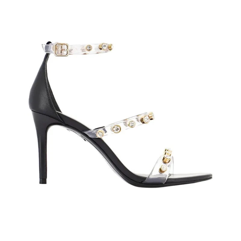 Sophia Webster Rosalind Gem Mid Strap Sandals 8.5cm Women's Black-1