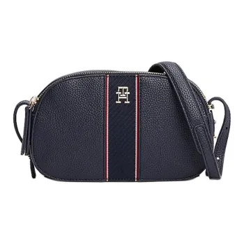 Tommy Hilfiger Polyurethane Camera Bag, Crossbody Bag, Shoulder Bag Women's Marine Blue
