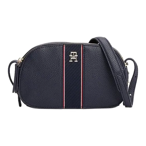 Tommy Hilfiger Polyurethane Camera Bag, Crossbody Bag, Shoulder Bag Women's Marine Blue