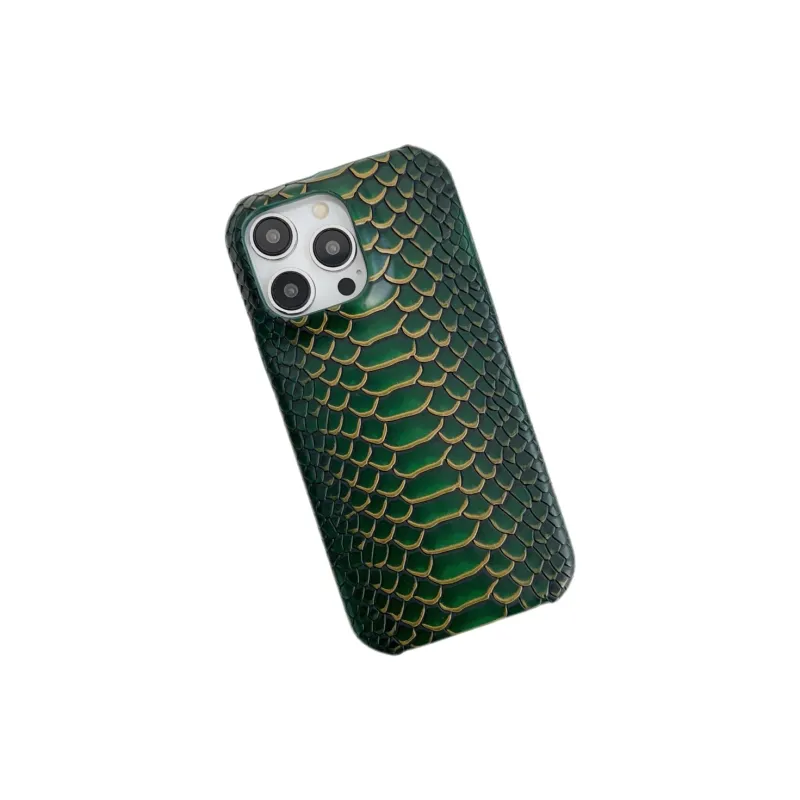 Koman TPU Material Classic Trendy Dragon Scales Pattern Phone Cases Compatible With Apple IPhone 12/13/14/15/16/Pro/Mac-7