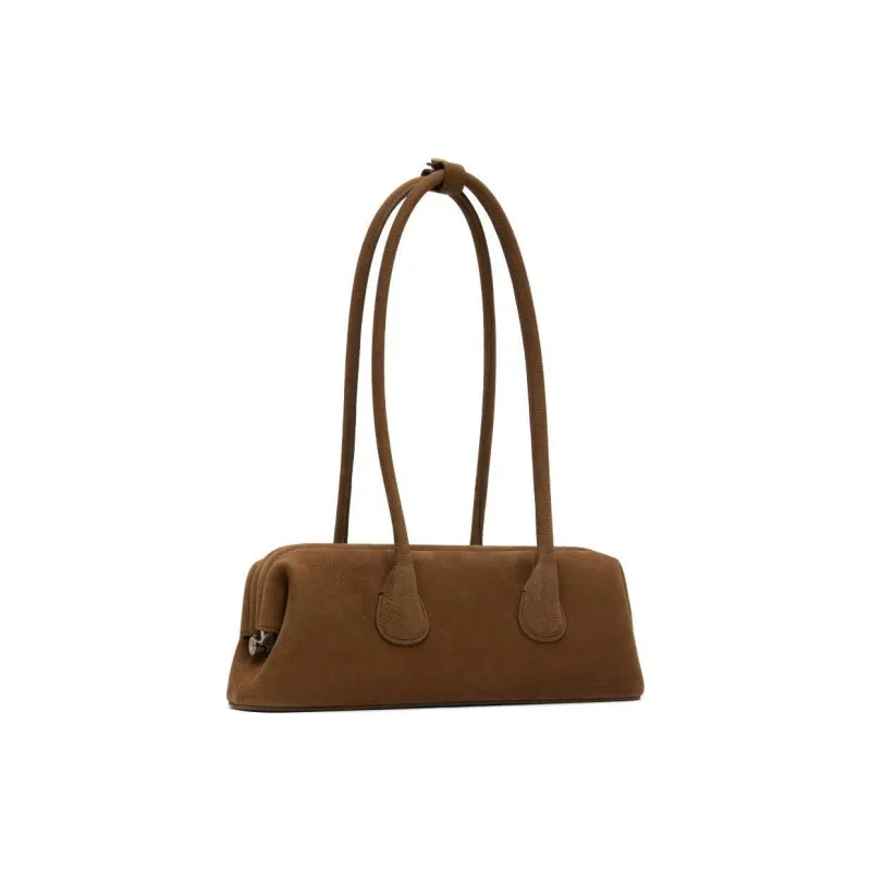 OSOI Cow Leather Shoulder Bag Mini Women's Brown-1