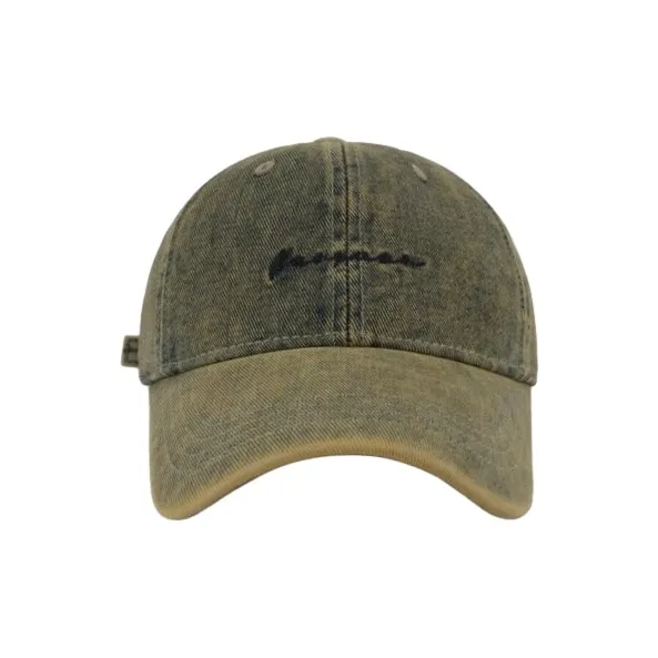 FREE RABBITⅡ Letter Embroidery Korean Style High-Quality Facial Features Baseball Caps Unisex-2