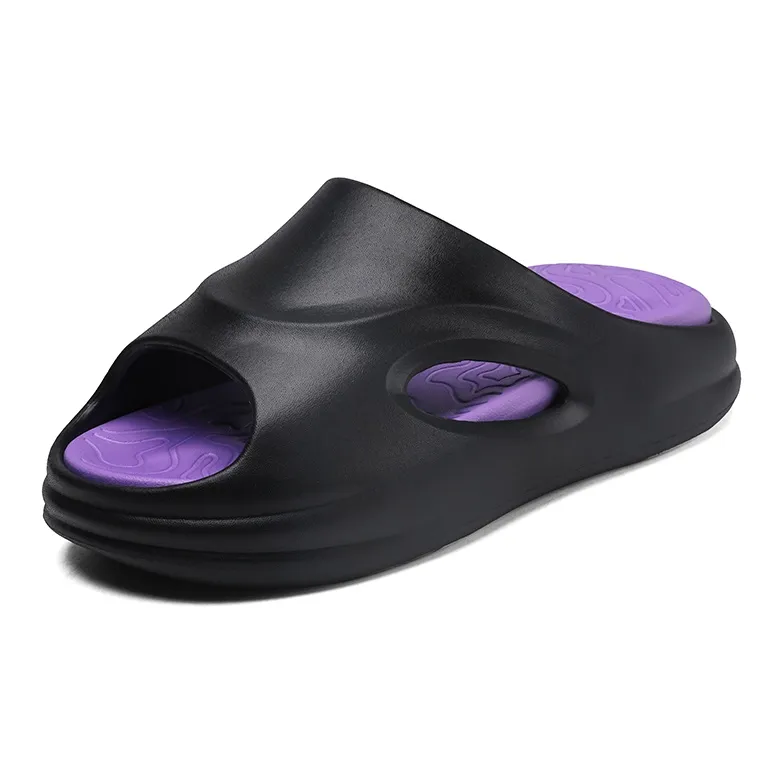 Le Drag Sandal Slippers White Black/Pure Black/Black Purple/Beige Orange-15