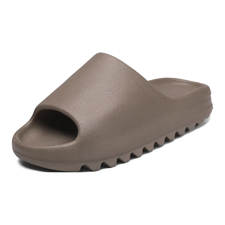 Le Drag Slippers Chocolate/Black Ecru/Desert Green-1