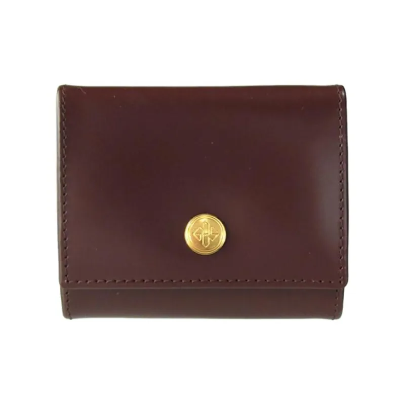 ETTINGER Horse Leather Wallet Men's Red Brown-0