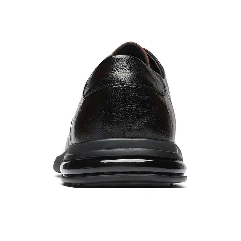 ST&SAT Dress Shoes Men Low Top Black/Brown-8