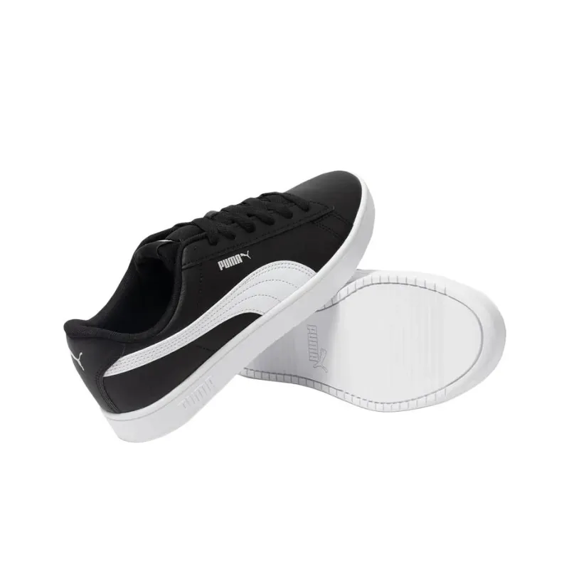 PUMA Rickie Anti Slip Wear Resistant Low Top Skateboard Shoes Men's Black White-3