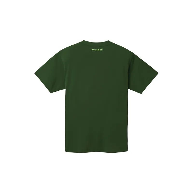 MONTBELL T Shirt Unisex Dark Green-1