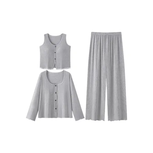 Lan Miao Pajama Set Women's Gray