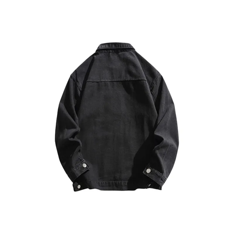 PIERRE CARDIN Denim Jacket Unisex Black-1