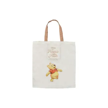 Disney Polyester Tote Bag Shopping Bag Handbag Unisex Beige & Brown