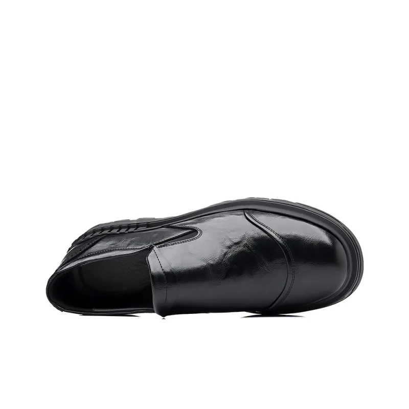 JIETEGONGYANG Casual Shoes Men's Black-3