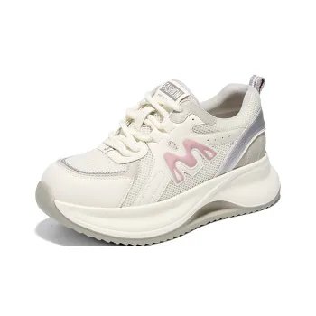 Xiangxiangli Lightweight Height Increasing Low Top Chunky Sneakers Women's