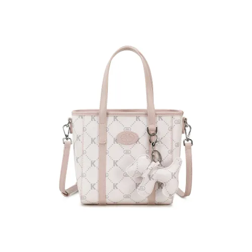 BOBDOG PU Basket Bag Handbag Small Size Women's Pink/Light Blue