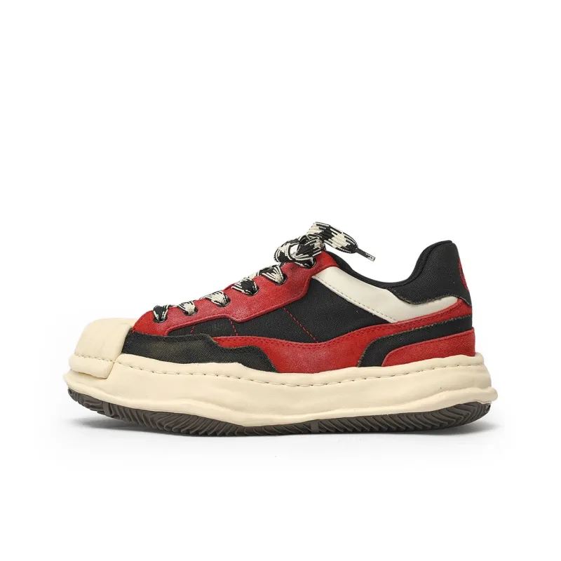 FANZAO Slip-Resistant Cushioning Wear-Resistant Lightweight Breathable Low-Top Skateboard Shoes Unisex-5