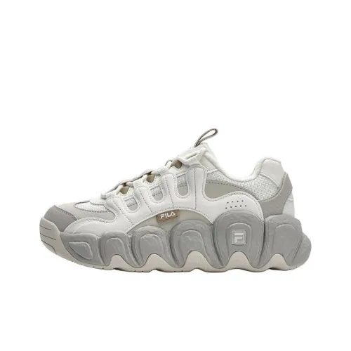 FILA Croissant Anti Slip Wear Resistant Low Top Casual Shoes Women's White