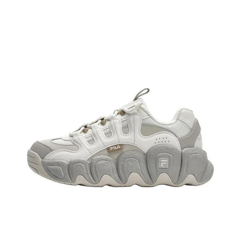 FILA Croissant Anti-Slip Wear-Resistant Low-Top Casual Shoes Women's White-0
