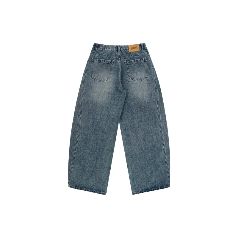 KM Jeans Unisex Vintage Blue-1
