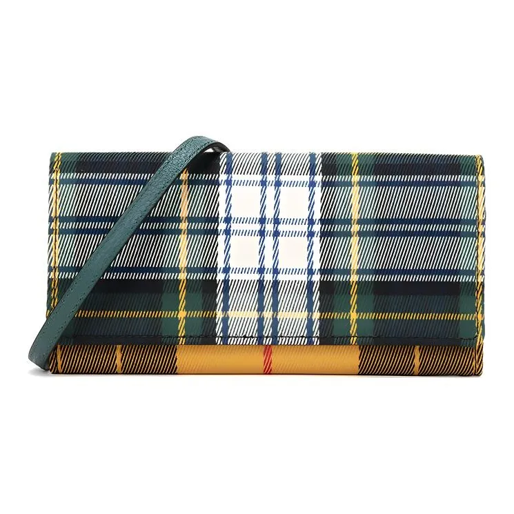 Burberry Burberry Bag Collection Fabric With Leather Wallets Shoulder Bag Crossbody Bag Women's Green-0