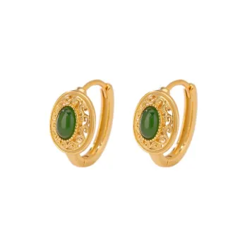 Royal Heaven's Choice Earrings Jasper Unisex