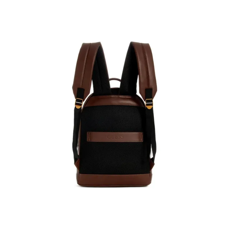 GUESS Keith Collaboration Artificial Leather Backpack Men's Brown-4