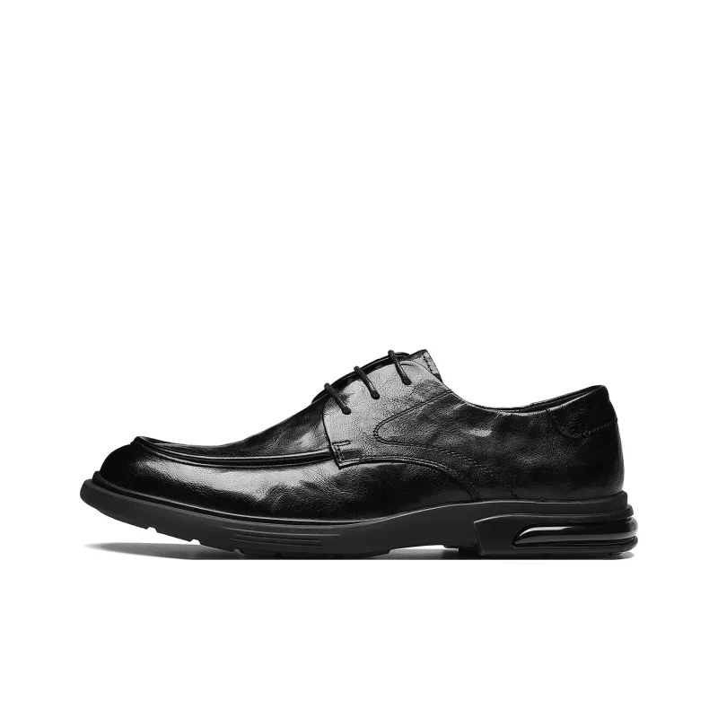 ST&SAT Dress Shoes Men Low Top Black/Brown-0