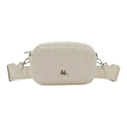 Kappa Polyester Crossbody Bag Shoulder Bag Women's Korean White