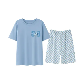 FENTENGCARE Pajama Set Men's Sky Blue