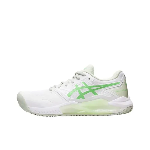 Asics Gel Challenger 13 Anti Slip Wear Resistant Low Top Training Shoes Unisex White Green