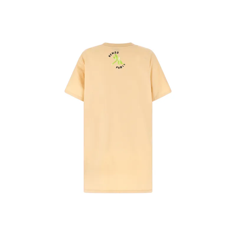 KENZO Peonies Crewneck Mini Dress-1