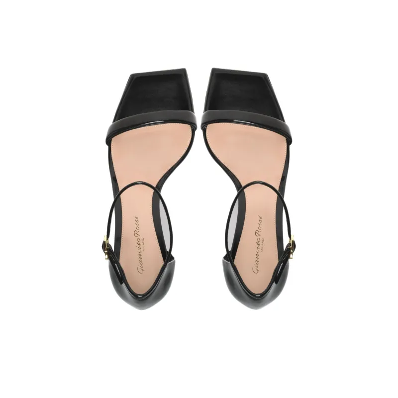 GIANVITO ROSSI Rhys One Strap Sandals 5.5cm Women's Black-3