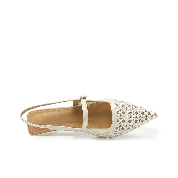 FIVE PLUS High Heels 2cm Women's Beige-3