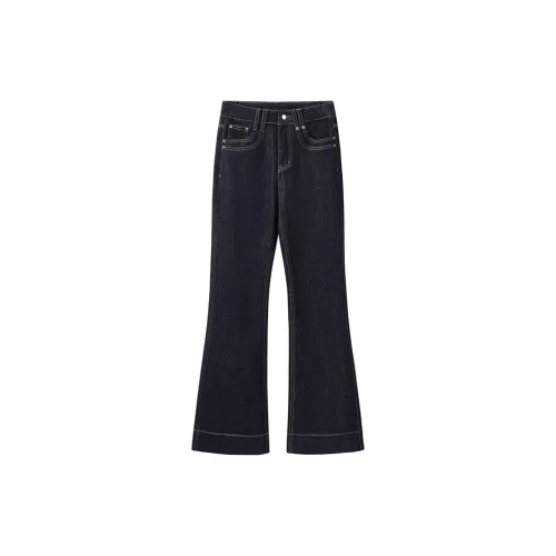 FAIRWHALE Jeans Women's Dark Blue