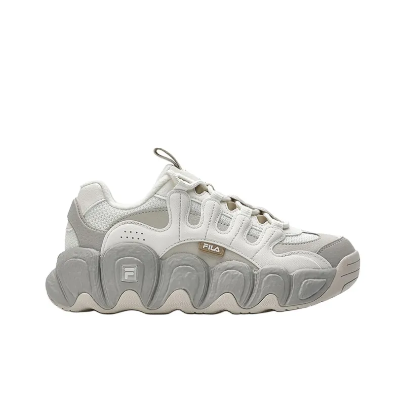 FILA Croissant Anti-Slip Wear-Resistant Low-Top Casual Shoes Women's White-1