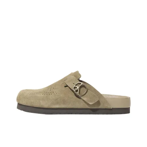 Needles Slip Resistant Closed Toe Slippers Men's Taupe