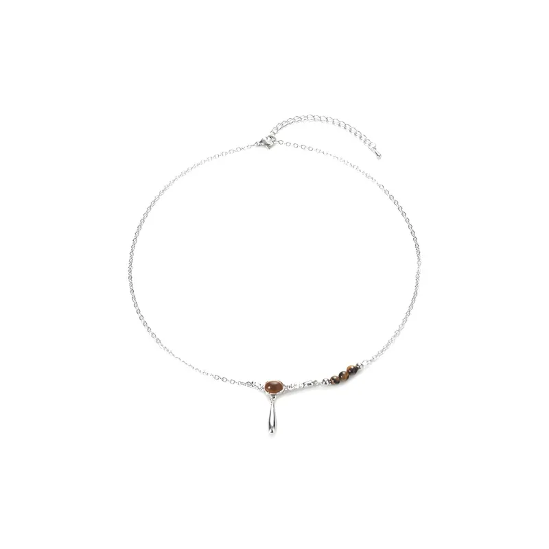 FOREVER MELODY Titanium Steel Necklaces Men's-0