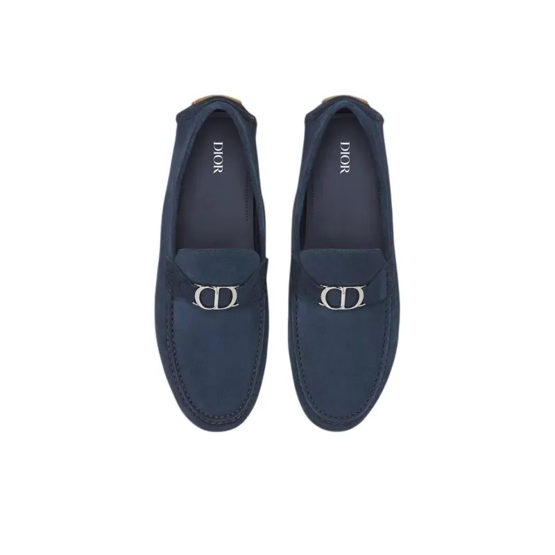 DIOR Odéon Loafers Men Blue-3