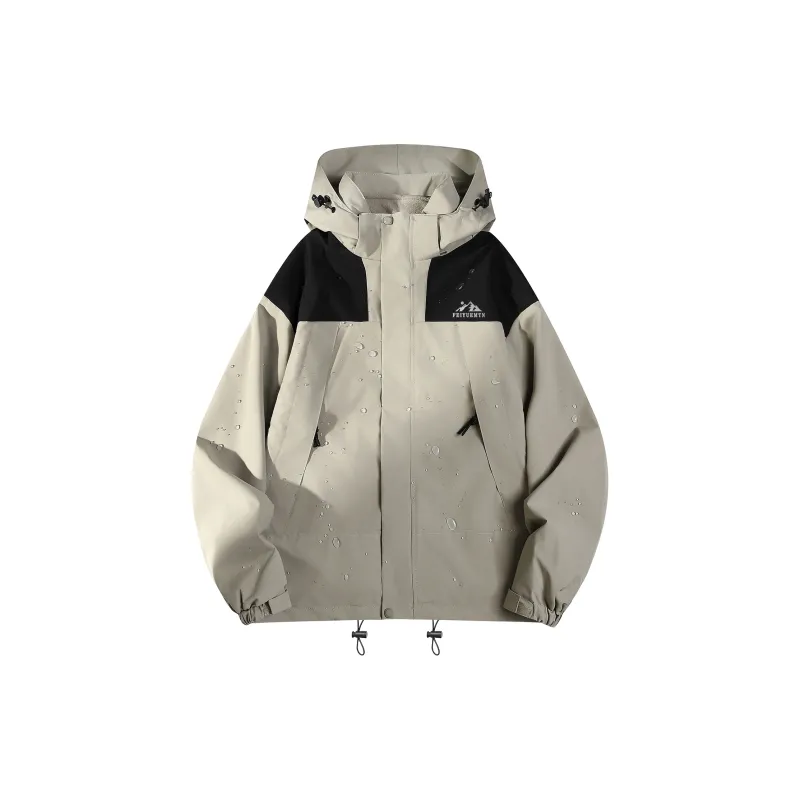 Feiyue Water-Resistant Windproof Warm Water-Repellent Windbreaker Jacket Unisex-46
