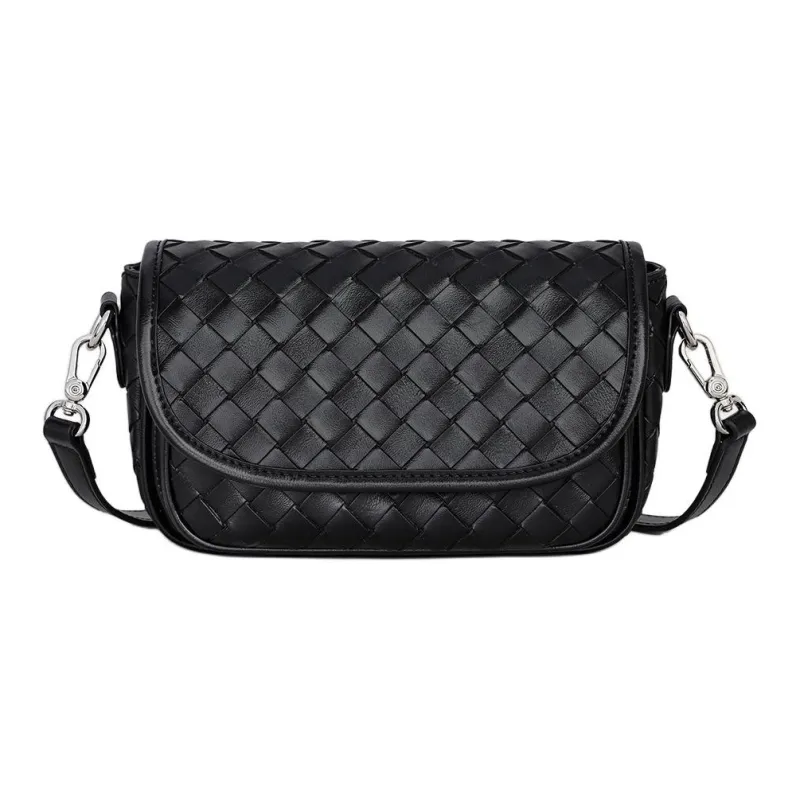 MILLIE'S Cow Leather Patchwork Synthetic Leather Crossbody Bag Women's Multicolor-3