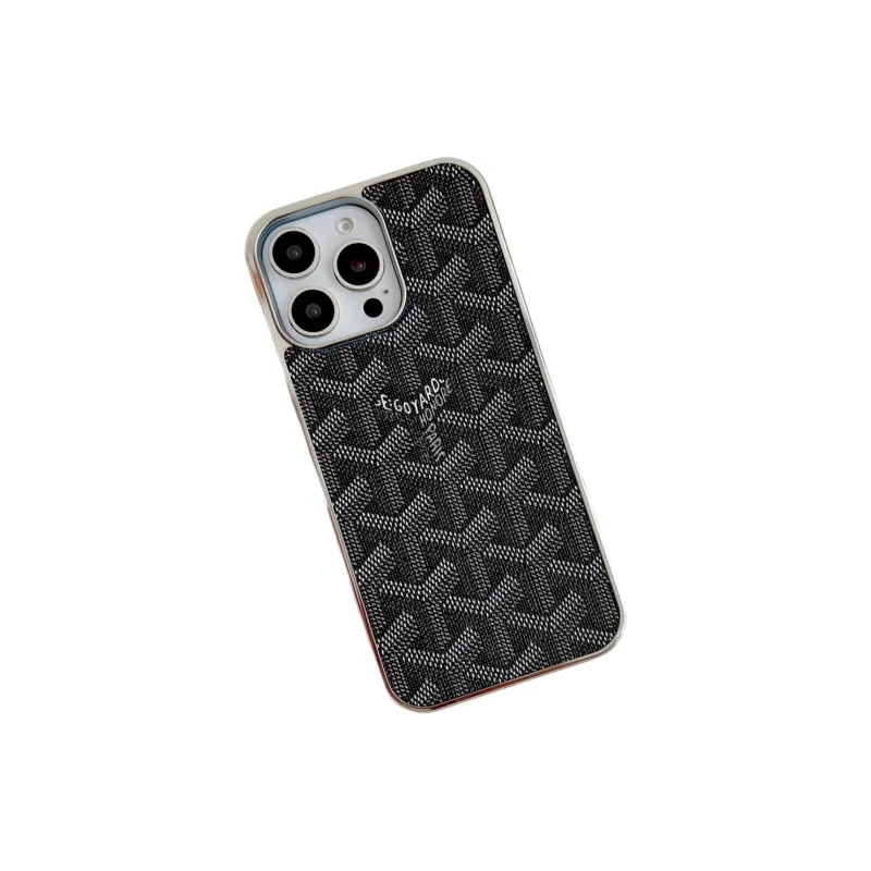 Koman TPU Material Electroplated Frame Dog's Teeth Goya Phone Cases Compatible With Apple IPhone 12/13/14/15/16/Pro/Mac-7