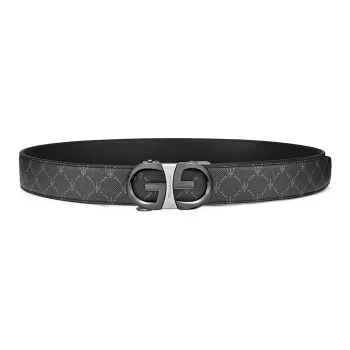 Maserati Pvc Leather Belts Men's 3.55cm