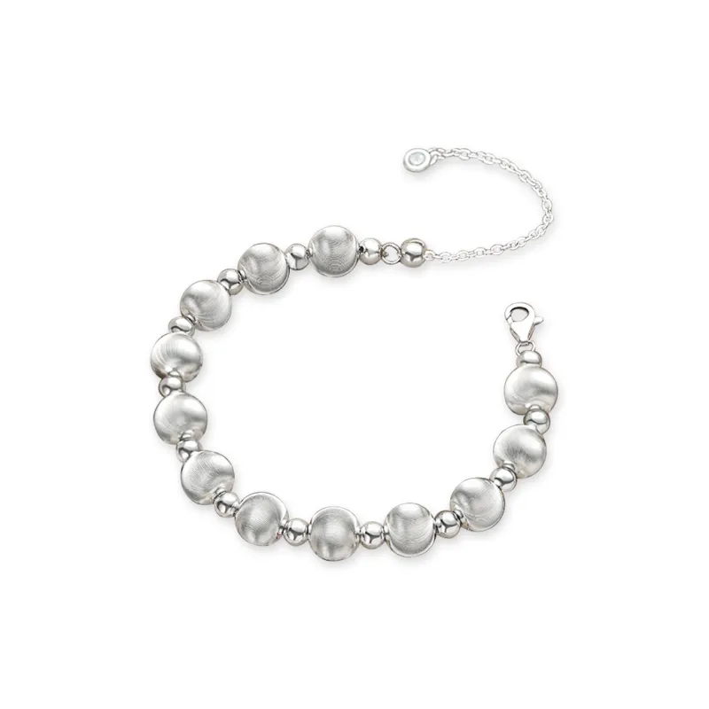 7℃ 999 Fine Silver Pure Silver Bracelets Unisex-0