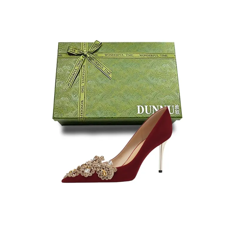 Dunnu Slim Heel High Heels Women's Gift Box Set-11