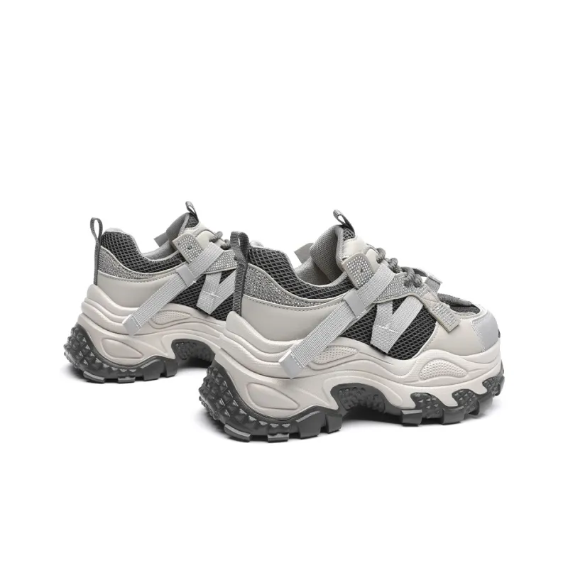 ABIDJAN Lightweight Low-Top Chunky Sneakers Women's-3
