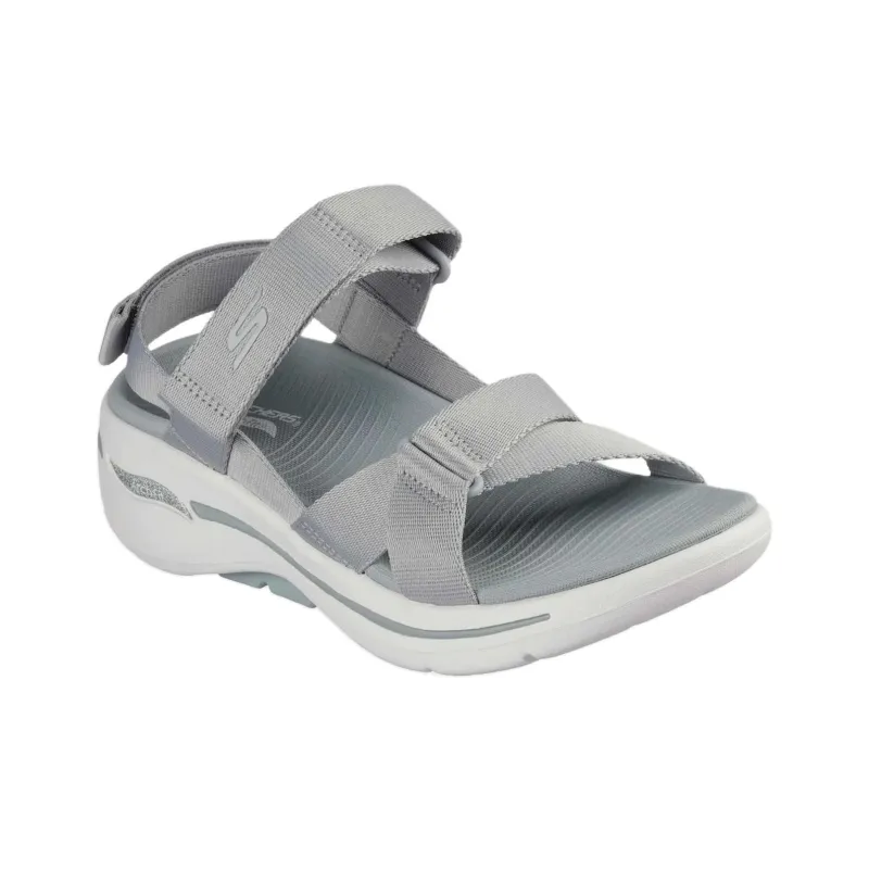 Skechers Go Walk Arch Fit Beach Sandals Women's Gray-2