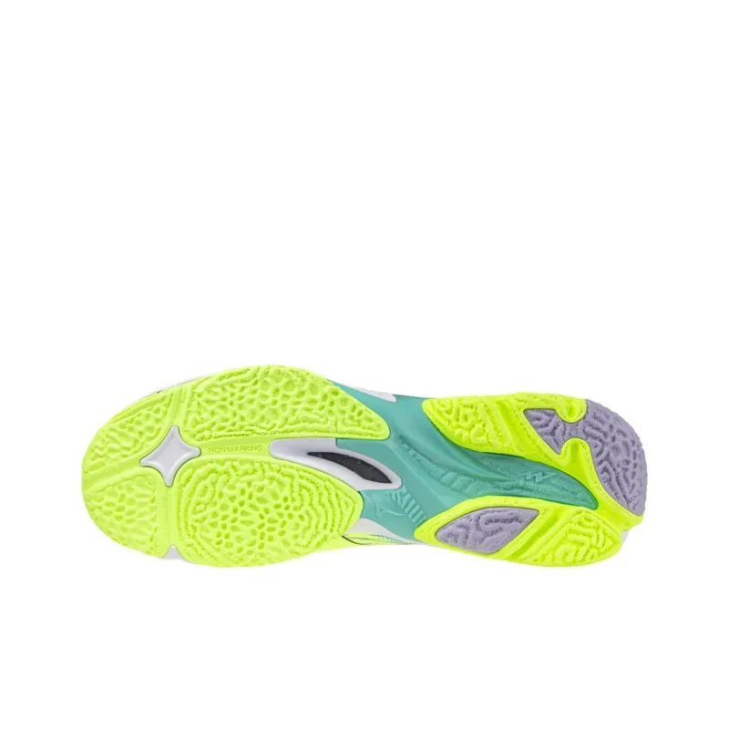 Mizuno WAVE LIGHTNING NEO 3 Breathable Low-Top Training Shoes Unisex Green-4