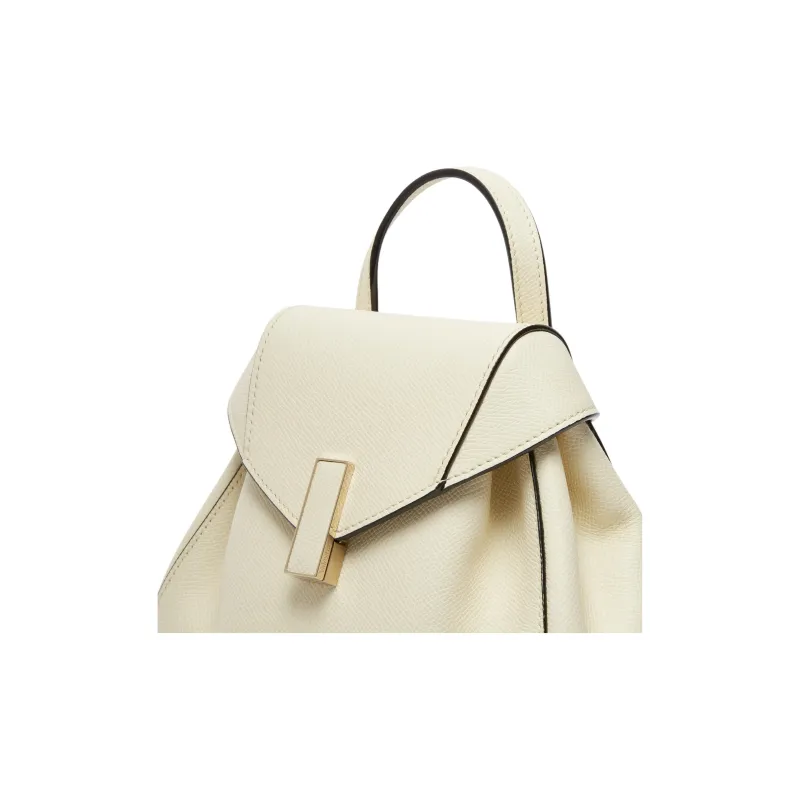 Valextra Soft Sheepskin Backpack Mini Unisex White-4